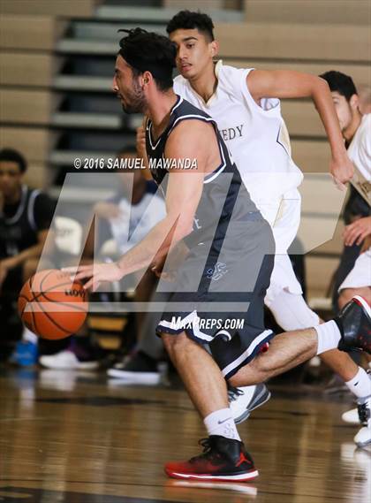 Thumbnail 3 in Kennedy vs  St. Genevieve (SFV Invitational Tourn) photogallery.