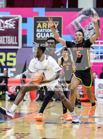 Thumbnail 3 in Oak Hill Academy vs. Brewster Academy National (Army National Guard Hoophall Classic) photogallery.