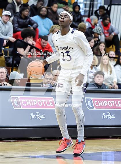 Thumbnail 2 in Oak Hill Academy vs. Brewster Academy National (Army National Guard Hoophall Classic) photogallery.