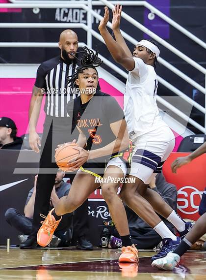 Thumbnail 2 in Oak Hill Academy vs. Brewster Academy National (Army National Guard Hoophall Classic) photogallery.