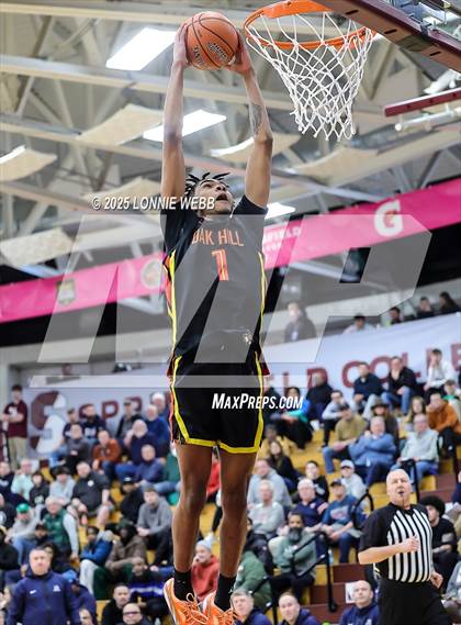 Thumbnail 2 in Oak Hill Academy vs. Brewster Academy National (Army National Guard Hoophall Classic) photogallery.