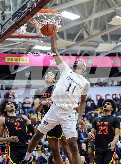 Thumbnail 2 in Oak Hill Academy vs. Brewster Academy National (Army National Guard Hoophall Classic) photogallery.