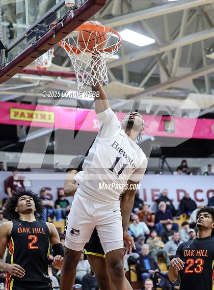 Thumbnail 1 in Oak Hill Academy vs. Brewster Academy National (Army National Guard Hoophall Classic) photogallery.