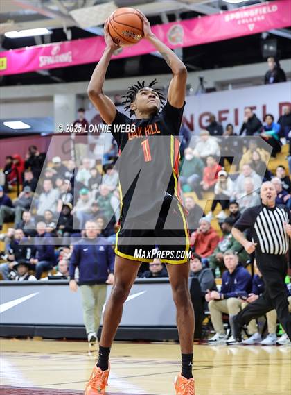 Thumbnail 2 in Oak Hill Academy vs. Brewster Academy National (Army National Guard Hoophall Classic) photogallery.