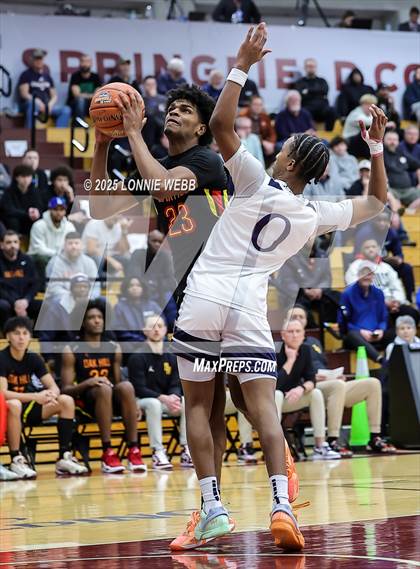 Thumbnail 2 in Oak Hill Academy vs. Brewster Academy National (Army National Guard Hoophall Classic) photogallery.