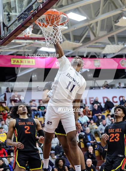 Thumbnail 3 in Oak Hill Academy vs. Brewster Academy National (Army National Guard Hoophall Classic) photogallery.