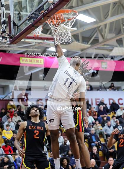 Thumbnail 3 in Oak Hill Academy vs. Brewster Academy National (Army National Guard Hoophall Classic) photogallery.