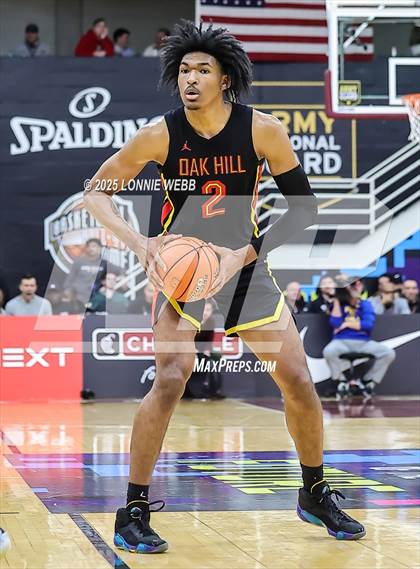 Thumbnail 3 in Oak Hill Academy vs. Brewster Academy National (Army National Guard Hoophall Classic) photogallery.