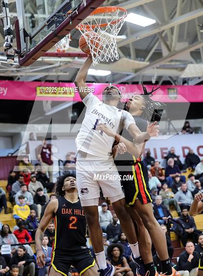 Thumbnail 2 in Oak Hill Academy vs. Brewster Academy National (Army National Guard Hoophall Classic) photogallery.