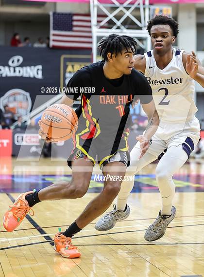Thumbnail 2 in Oak Hill Academy vs. Brewster Academy National (Army National Guard Hoophall Classic) photogallery.
