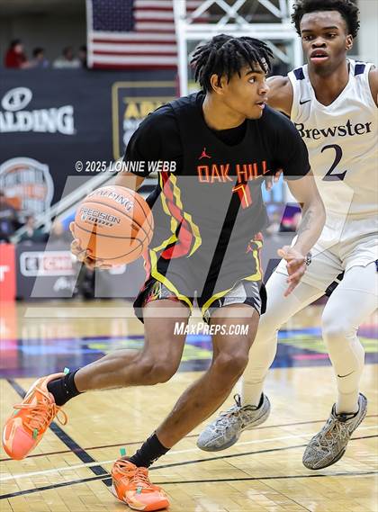 Thumbnail 2 in Oak Hill Academy vs. Brewster Academy National (Army National Guard Hoophall Classic) photogallery.