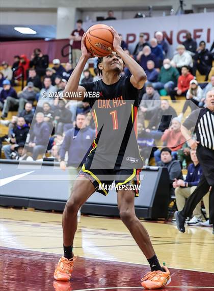 Thumbnail 1 in Oak Hill Academy vs. Brewster Academy National (Army National Guard Hoophall Classic) photogallery.