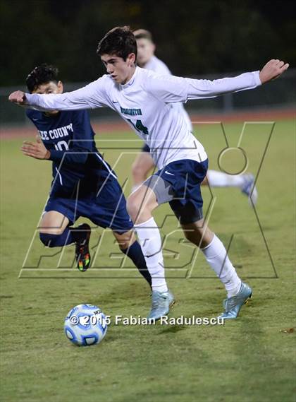 Thumbnail 1 in Lee County vs. Weddington (NCHSAA 3A Final) photogallery.