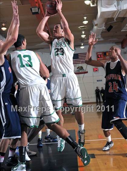 Thumbnail 1 in Cosumnes Oaks vs. St. Mary's (MLK Jr. Camillia Classic) photogallery.