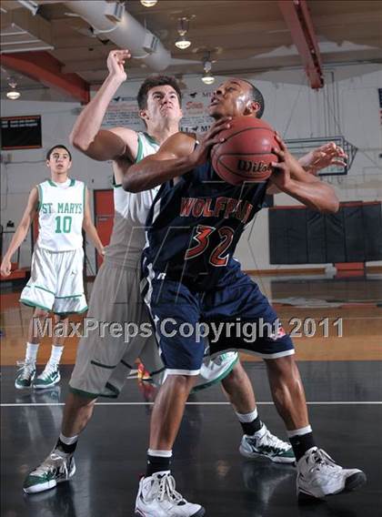 Thumbnail 2 in Cosumnes Oaks vs. St. Mary's (MLK Jr. Camillia Classic) photogallery.