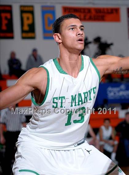 Thumbnail 2 in Cosumnes Oaks vs. St. Mary's (MLK Jr. Camillia Classic) photogallery.