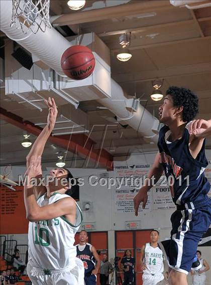 Thumbnail 1 in Cosumnes Oaks vs. St. Mary's (MLK Jr. Camillia Classic) photogallery.