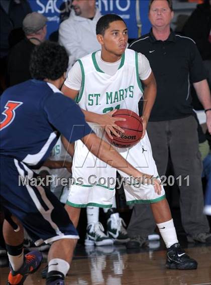 Thumbnail 3 in Cosumnes Oaks vs. St. Mary's (MLK Jr. Camillia Classic) photogallery.