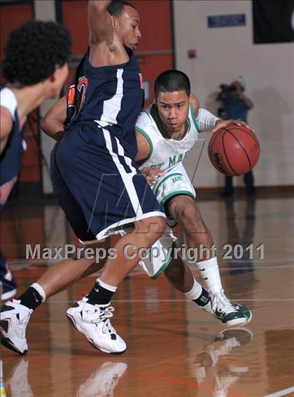 Thumbnail 3 in Cosumnes Oaks vs. St. Mary's (MLK Jr. Camillia Classic) photogallery.