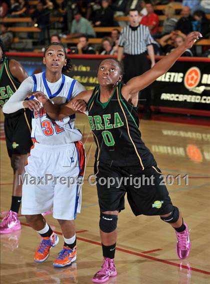 Thumbnail 3 in Brea Olinda vs. Bishop Gorman (Nike Extravaganza) photogallery.