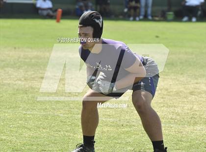 Thumbnail 3 in St. John Bosco vs. Valencia (Battle at the Beach 7-on-7) photogallery.