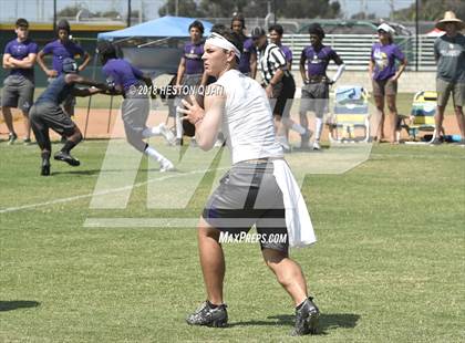 Thumbnail 3 in St. John Bosco vs. Valencia (Battle at the Beach 7-on-7) photogallery.