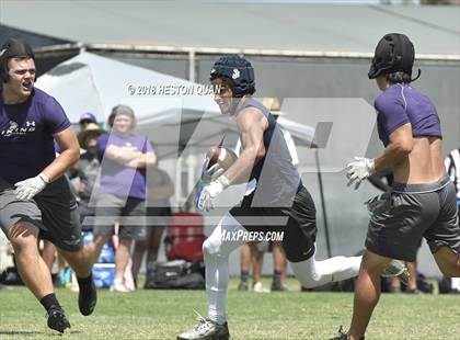 Thumbnail 1 in St. John Bosco vs. Valencia (Battle at the Beach 7-on-7) photogallery.