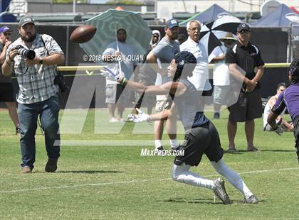 Thumbnail 2 in St. John Bosco vs. Valencia (Battle at the Beach 7-on-7) photogallery.