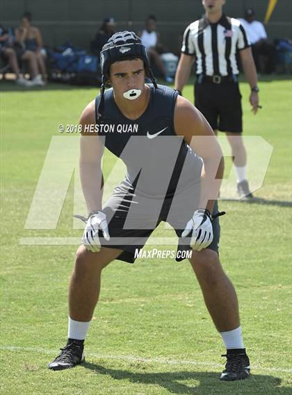 Thumbnail 3 in St. John Bosco vs. Valencia (Battle at the Beach 7-on-7) photogallery.