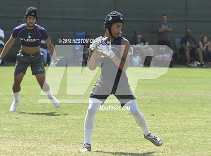 Thumbnail 3 in St. John Bosco vs. Valencia (Battle at the Beach 7-on-7) photogallery.