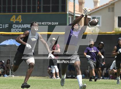 Thumbnail 1 in St. John Bosco vs. Valencia (Battle at the Beach 7-on-7) photogallery.