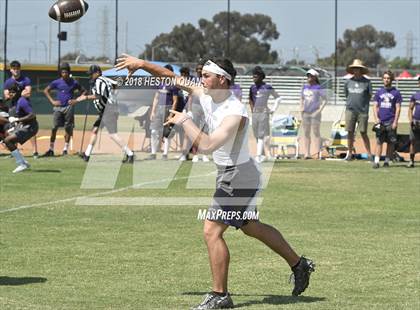 Thumbnail 1 in St. John Bosco vs. Valencia (Battle at the Beach 7-on-7) photogallery.