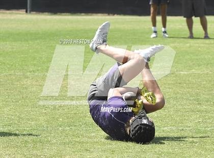 Thumbnail 1 in St. John Bosco vs. Valencia (Battle at the Beach 7-on-7) photogallery.