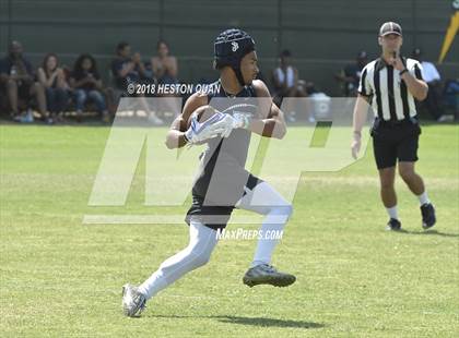 Thumbnail 3 in St. John Bosco vs. Valencia (Battle at the Beach 7-on-7) photogallery.