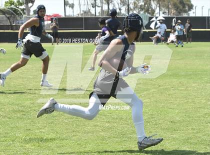 Thumbnail 2 in St. John Bosco vs. Valencia (Battle at the Beach 7-on-7) photogallery.