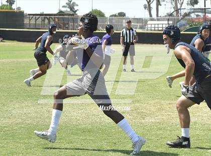 Thumbnail 1 in St. John Bosco vs. Valencia (Battle at the Beach 7-on-7) photogallery.