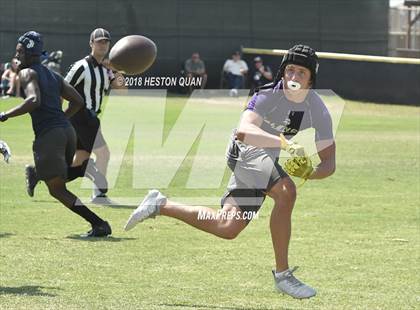 Thumbnail 2 in St. John Bosco vs. Valencia (Battle at the Beach 7-on-7) photogallery.