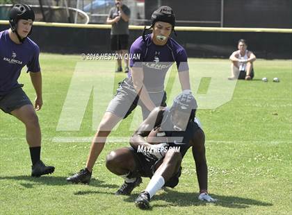 Thumbnail 2 in St. John Bosco vs. Valencia (Battle at the Beach 7-on-7) photogallery.