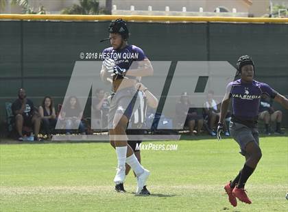 Thumbnail 2 in St. John Bosco vs. Valencia (Battle at the Beach 7-on-7) photogallery.
