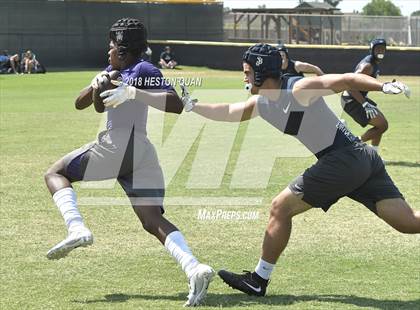 Thumbnail 3 in St. John Bosco vs. Valencia (Battle at the Beach 7-on-7) photogallery.