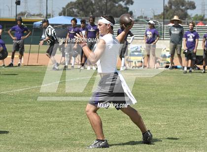 Thumbnail 3 in St. John Bosco vs. Valencia (Battle at the Beach 7-on-7) photogallery.