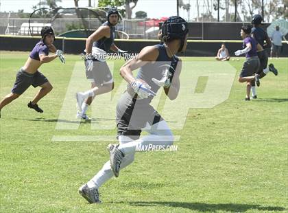 Thumbnail 1 in St. John Bosco vs. Valencia (Battle at the Beach 7-on-7) photogallery.
