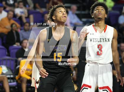 Thumbnail 2 in Simeon vs. Wesleyan Christian Academy (City of Palms Classic) photogallery.