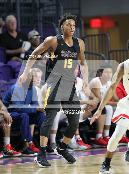 Thumbnail 2 in Simeon vs. Wesleyan Christian Academy (City of Palms Classic) photogallery.