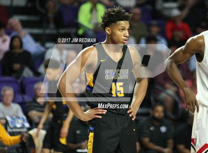 Thumbnail 2 in Simeon vs. Wesleyan Christian Academy (City of Palms Classic) photogallery.
