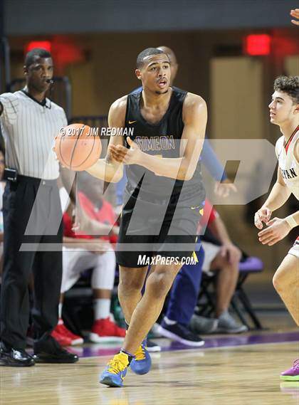 Thumbnail 3 in Simeon vs. Wesleyan Christian Academy (City of Palms Classic) photogallery.