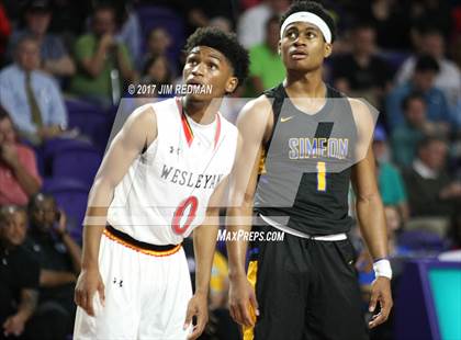 Thumbnail 2 in Simeon vs. Wesleyan Christian Academy (City of Palms Classic) photogallery.