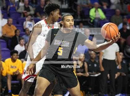 Thumbnail 3 in Simeon vs. Wesleyan Christian Academy (City of Palms Classic) photogallery.