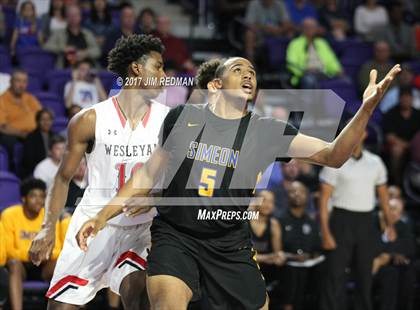 Thumbnail 1 in Simeon vs. Wesleyan Christian Academy (City of Palms Classic) photogallery.