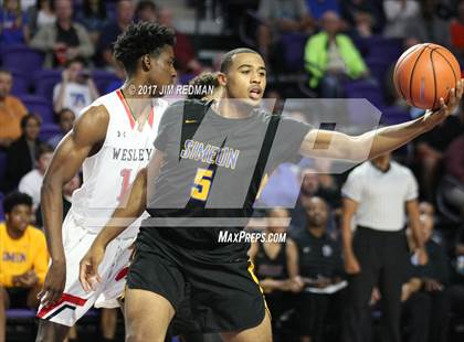 Thumbnail 2 in Simeon vs. Wesleyan Christian Academy (City of Palms Classic) photogallery.